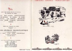 COMPANIE GENERALE TRANSLATANTIQUE CARTON DU MENU  (2)
